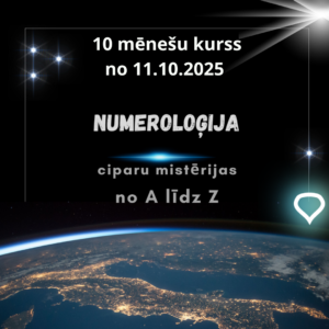 KURSI// 11.10.25 sākums// Numeroloģijas kurss “Ciparu mistērijas no A-Z” @ Kurss numeroloģija/1x mēnesī/ sestdiena/ 10 nodarbības/ 55 € reize