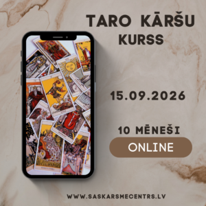 KURSI //15.09.26 sākums// *ONLINE* Taro kāršu kurss @ 2x mēnesī otrdienu vakaros/ Pasniedz Ingūna Zeltiņa/ 10 mēneši/