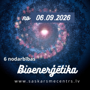 SKOLA// DZIEDNIECĪBA 1.kurss // 06.09.26 sākums / Bioenerģētika @ Dziedniecības skola// Bioenerģētika // 1.kurss// 2x mēnesī svētdienās // pasniedz Dace Laksberga / maksa Dziedniecības skolas studentiem 130 eiro mēnesī; maksa atsevišķai tēmai 45 eiro reize